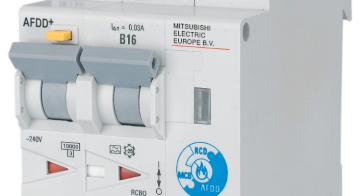 Продовжуємо розповідати про нові модульні компоненти Mitsubishi  Electric Europe на DIN-рейку (MDRC) Автоматичні вимикачі з дуговим захистом (AFDD)